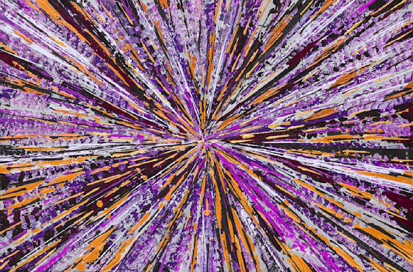 Purple Burst Art | Bad Art Design