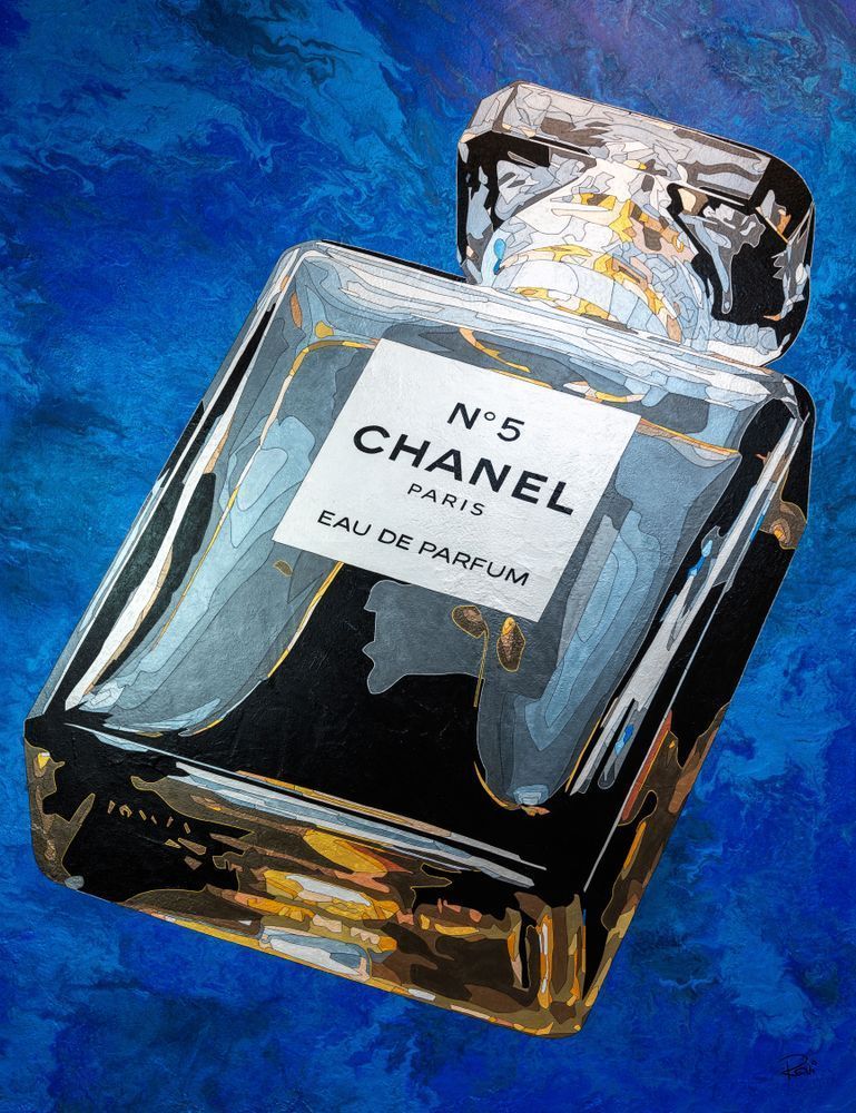 Revi Ferrer | Shop Chanel No 5 Night Blue Open Edition Prints