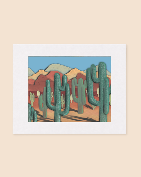 Saguaro Serenade | Paintpourium