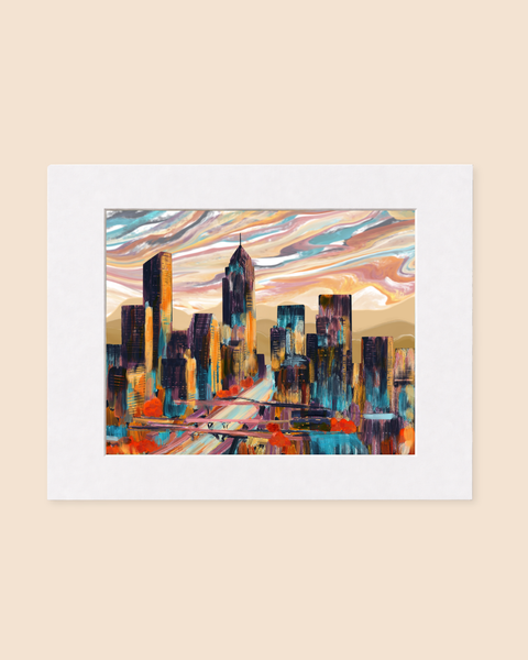 Sunset Synthesis | Paintpourium