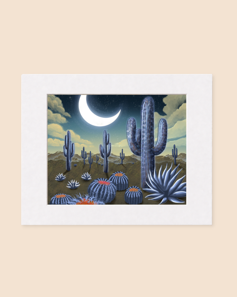 Desert Night Whispers | Paintpourium
