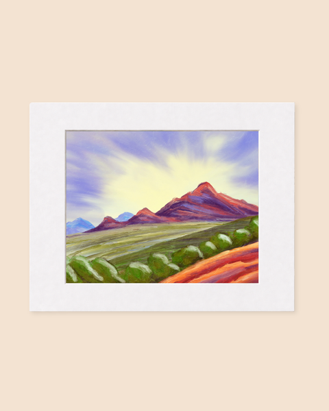 Sunrise Over Camelback | Paintpourium
