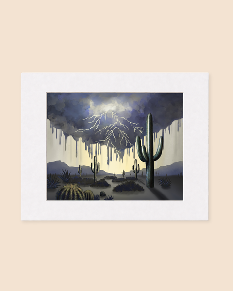 Storms Of The Saguaros | Paintpourium