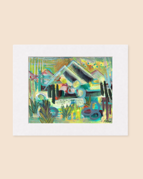 Desert Landscape | Paintpourium