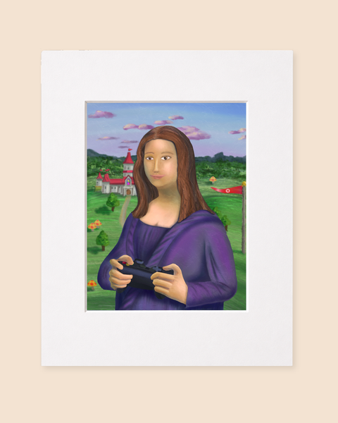 Gamer Lisa | Paintpourium