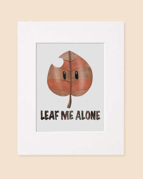 Leaf Me Alone | Paintpourium