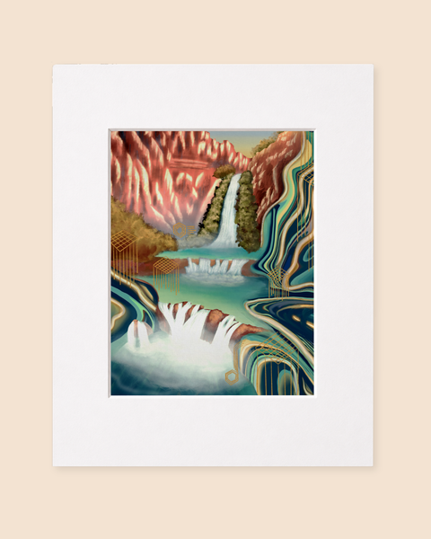Serenade Of The Falls | Paintpourium