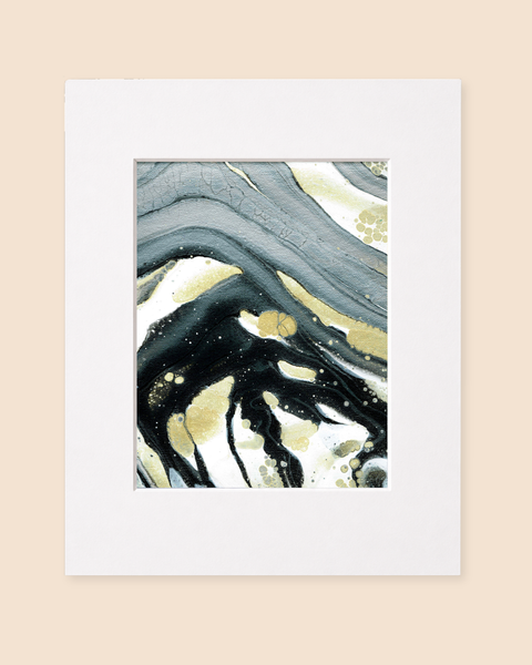 Gold Marble No. 3 | Paintpourium