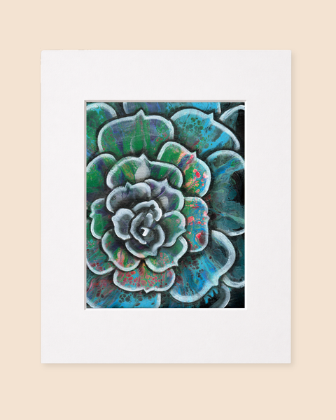 Succulent No. 2 | Paintpourium