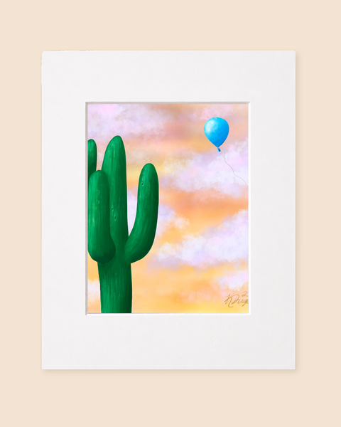 Cacti Sunset | Paintpourium