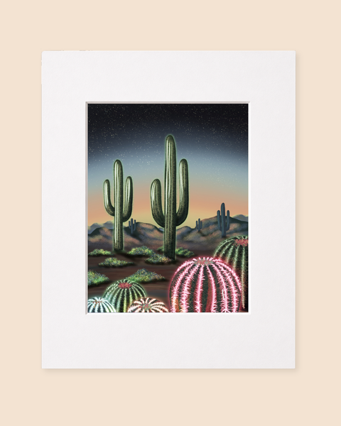 Cacti And Cosmos | Paintpourium