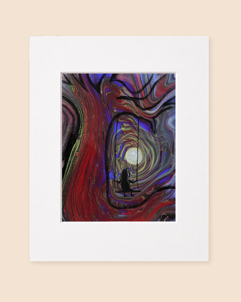 The Red Tree | Paintpourium