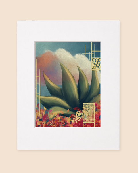 Agave In Bloom | Paintpourium