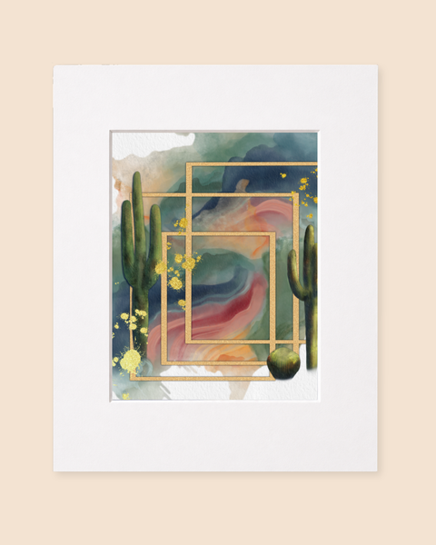 Framed In Sandlight | Paintpourium
