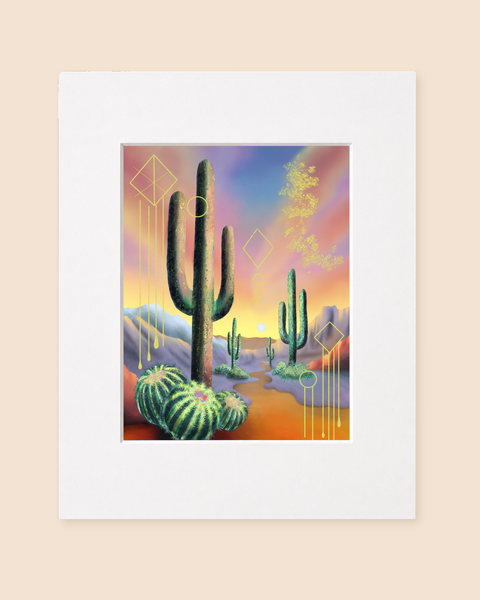 Desert Radiance | Paintpourium