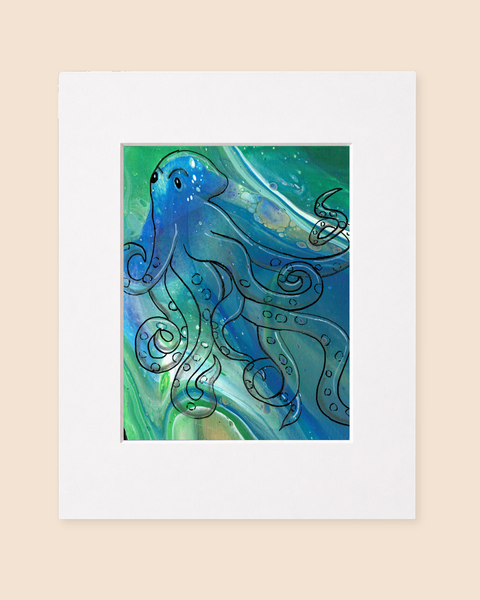 Swimming Away | Paintpourium