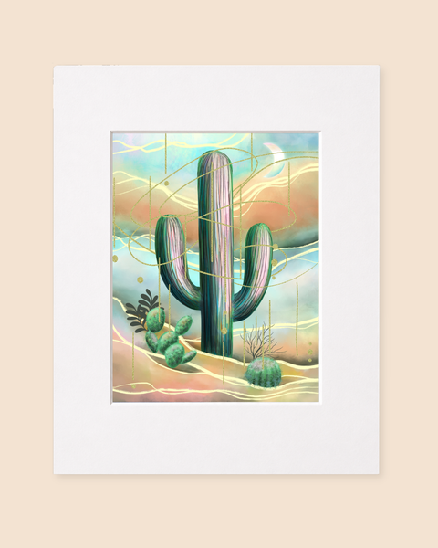 Desert Dreamlines In Blue | Paintpourium