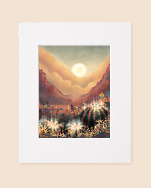 Dance Of Light And Cacti | Paintpourium