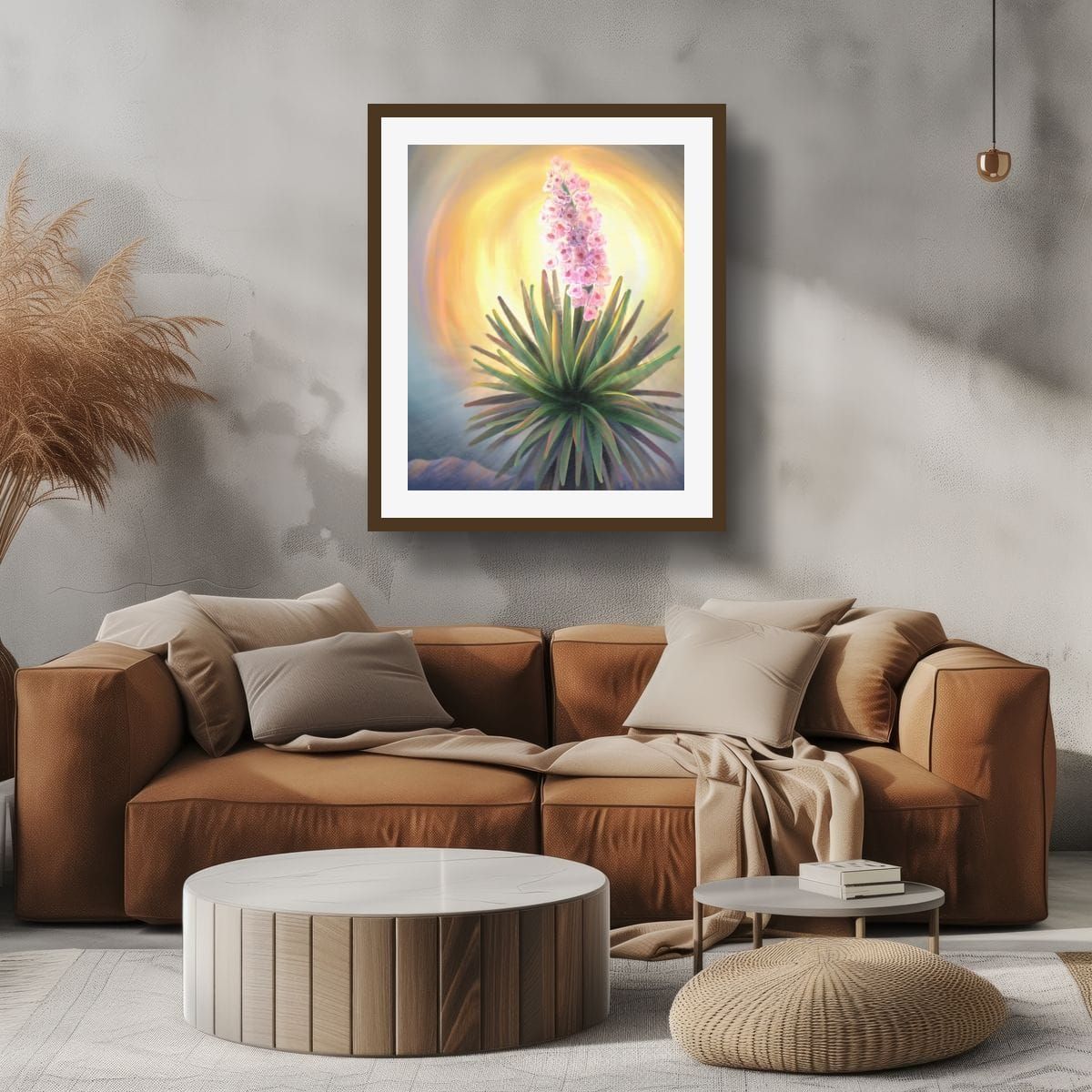 Becoming Radiant shown in a living room