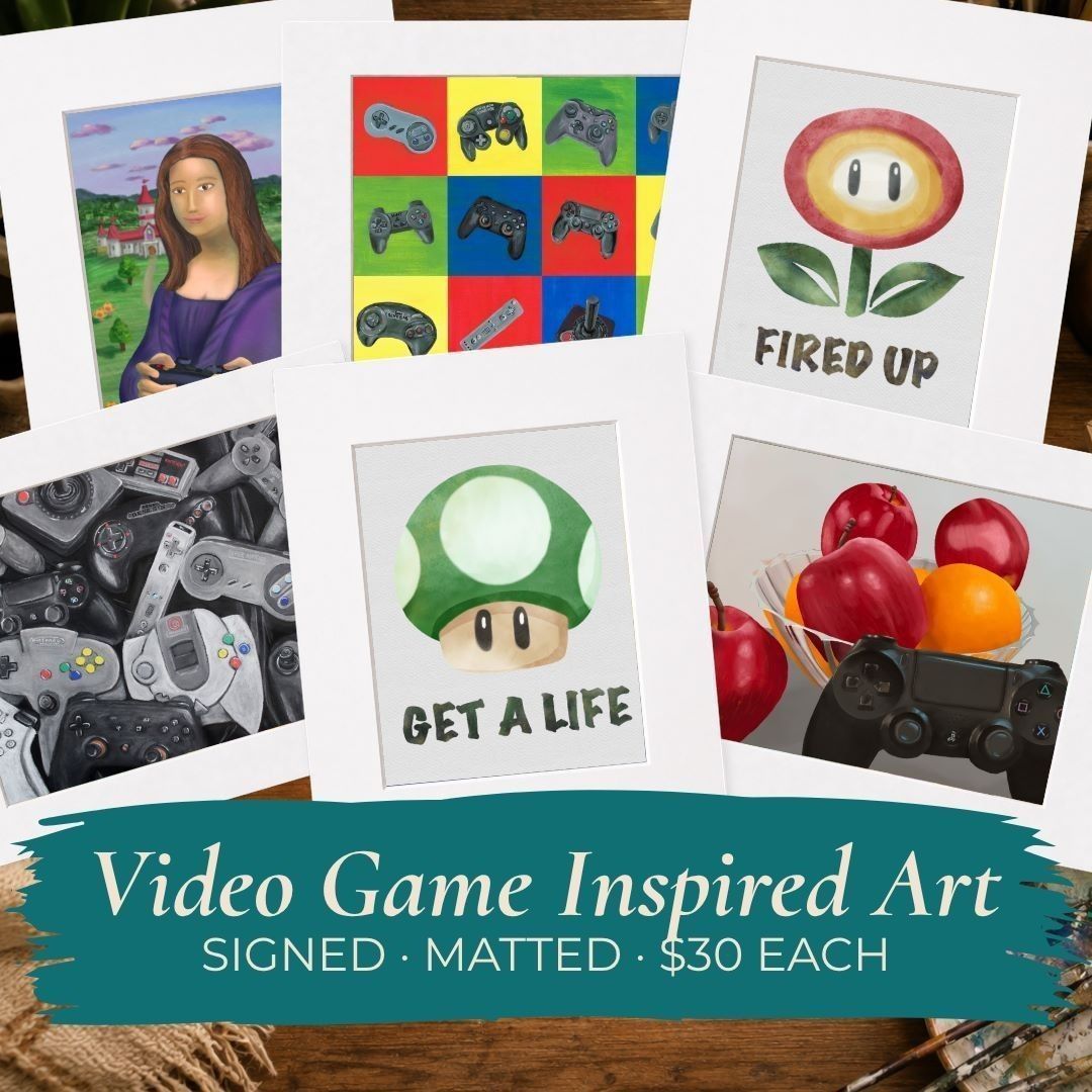 Video Game Inspired Art