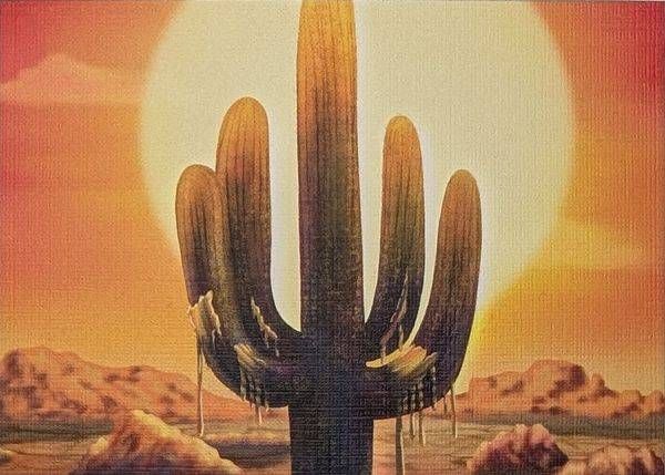 Under The Weight Of The Sun: Limited Edition Aceo Mini Art Print Art | Paintpourium