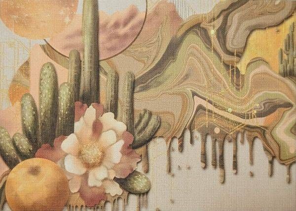 Vibrant Vortex: Limited Edition Aceo Mini Art Print Art | Paintpourium