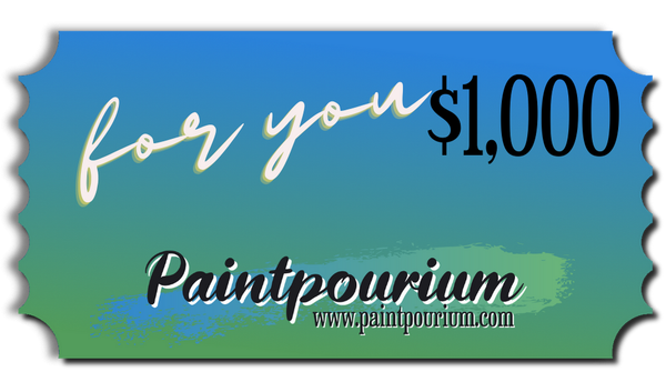 $1,000 Gift Card | Paintpourium