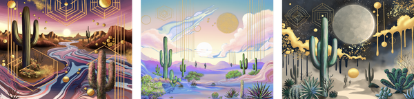 The Mirage Portal: A Journey In Three Prints Art | Paintpourium