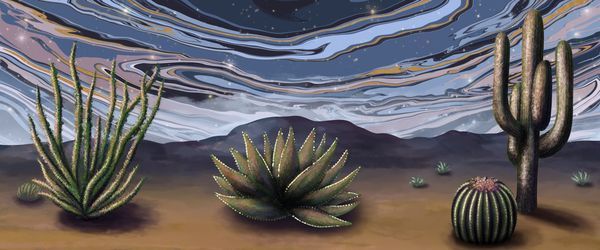 Abstract Desert