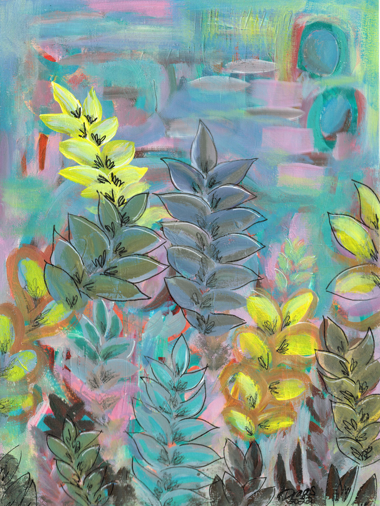 Floral Field - Abstract Art Prints and Merchandise