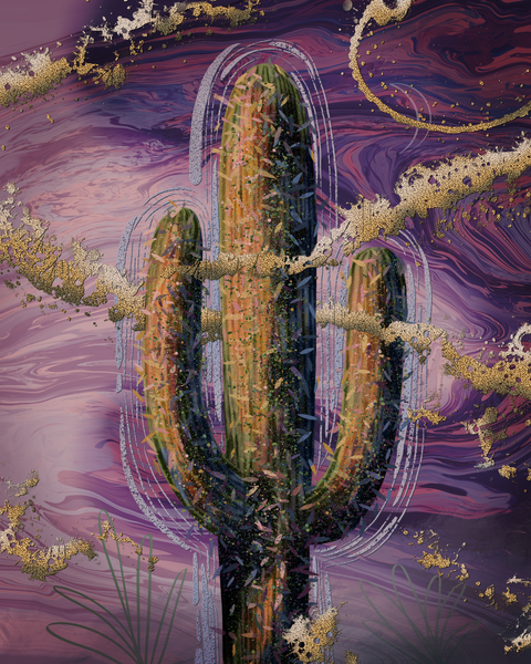 Secrets Woven in Mauve Fine Art Print, Contemporary Abstract Desert Wall Art