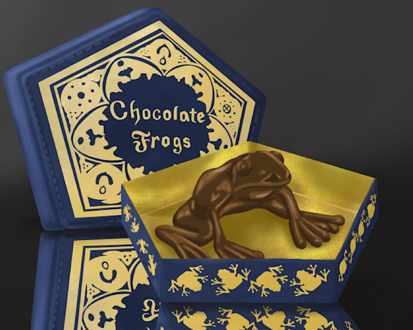 Chocolate Frog | Digital Painting Inspired by Harry Potter