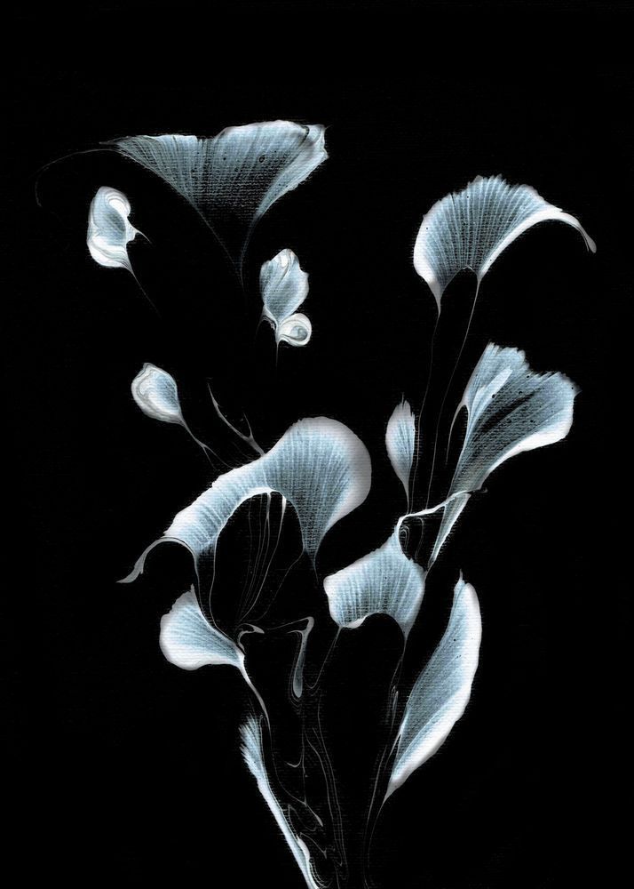 Delecate Flowers5.7 Art | Paintpourium