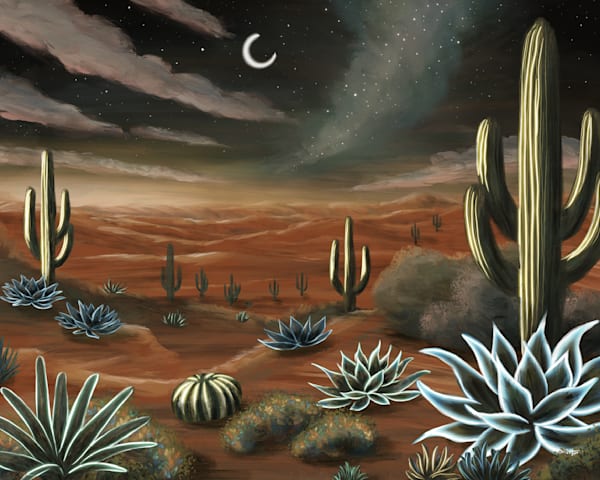 Mysterious Glow of the Desert