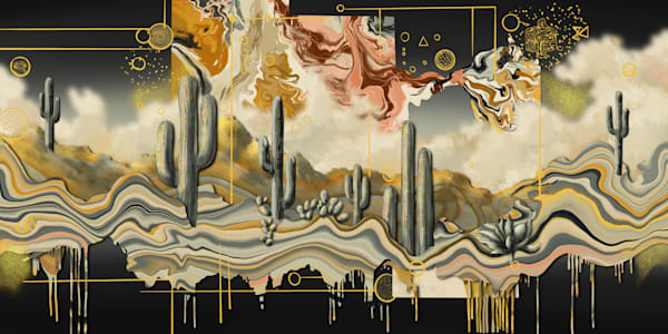 Golden Sands Symphony: A Visual Ode to the Desert's Beauty
