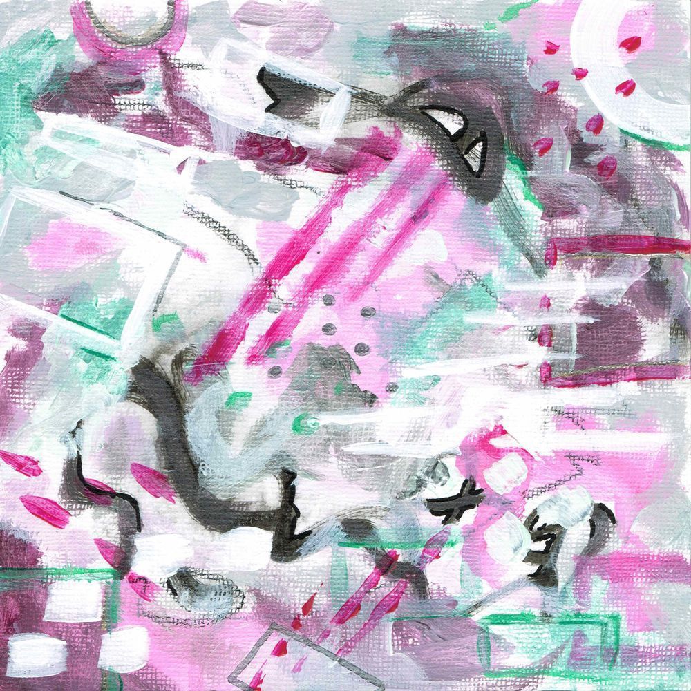 Pink Punk03 Art | Paintpourium