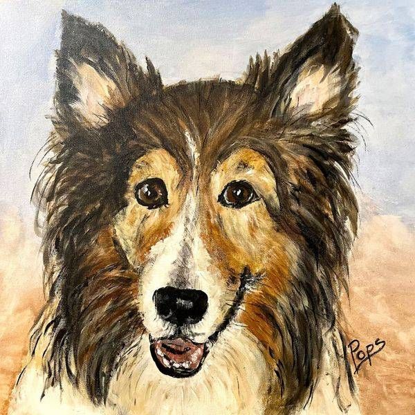 Pops Pet Portrait Commission