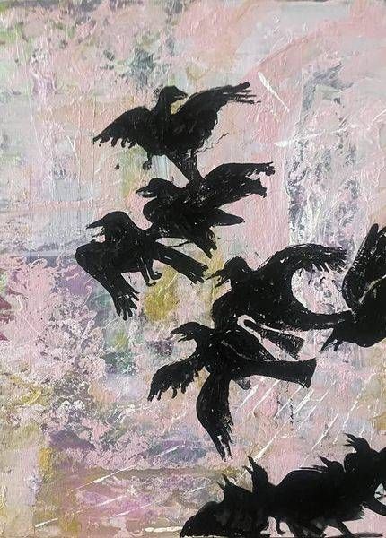 Blackbirds Singing In The Dead Of Night Art | Cate Stetson Art