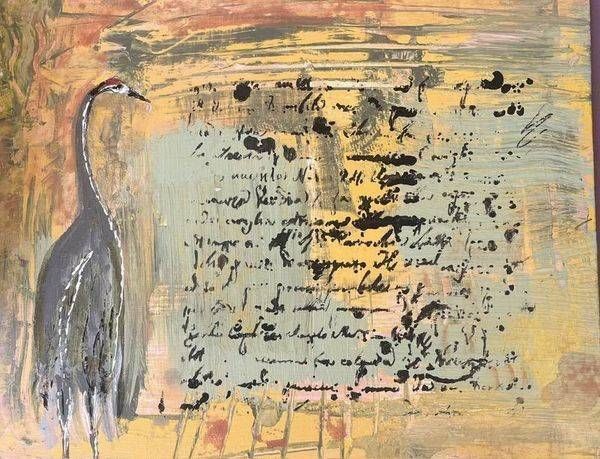 Shc Trying To Decipher The Writing On The Wall Art | Cate Stetson Art