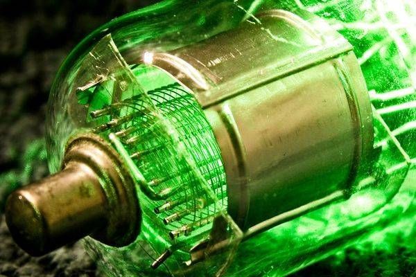 Neon Green Vacuum Tube Photography Art | On The Wall Photo