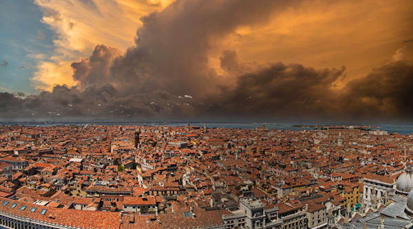 Venice Under The Dark Sky Photography Art | On The Wall Photo