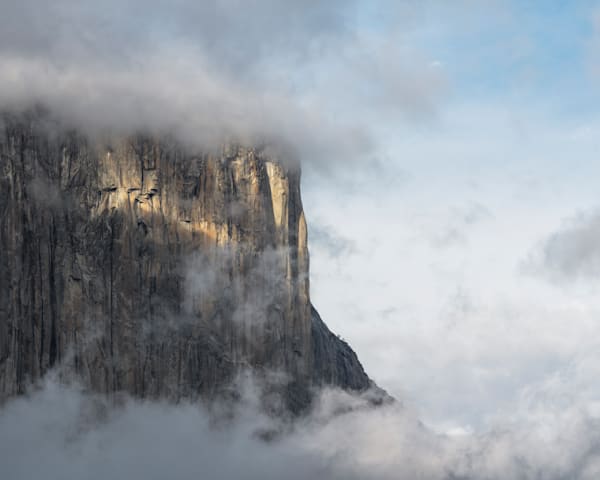 Warming Light on El Capitan - Yosemite Valley