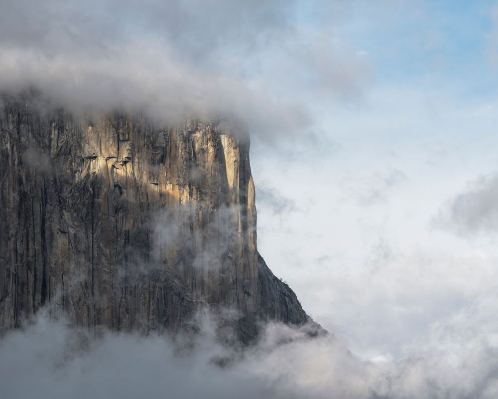 Warming Light on El Capitan - Yosemite Valley