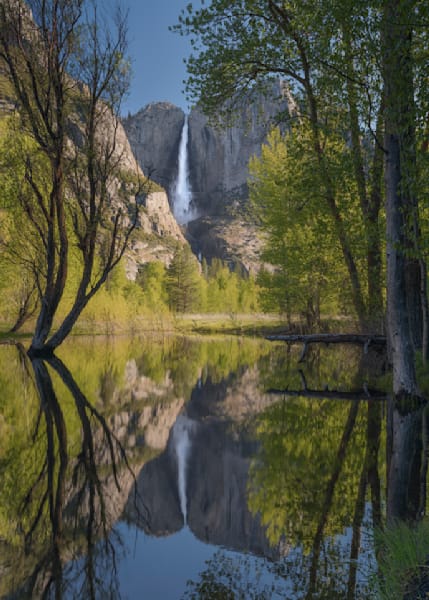 Yosemite Falls Reflection - Yosemite Valley