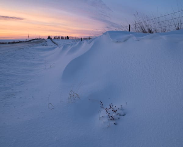 Country Road Snowdrift