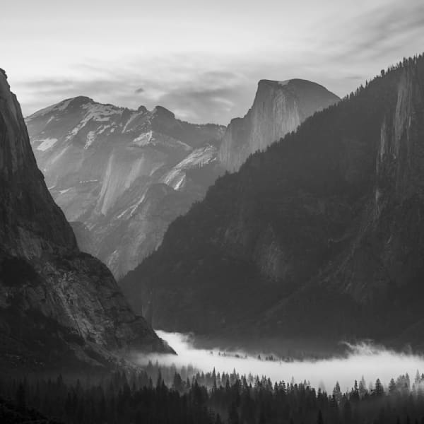 Black and White Half Dome - Yosemite National Park