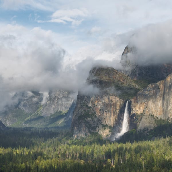 Clearing Storm at Bridalveil Fall - Yosemite National Park