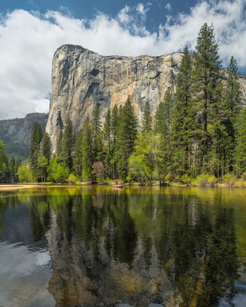 El Capitan Reflection - Merced River, Yosemite Valley