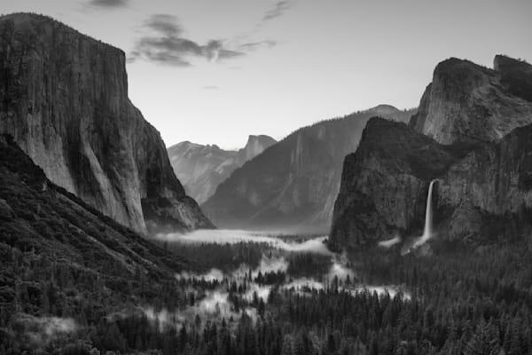 Morning Mist over Tunnel View - Yosemite National Park
