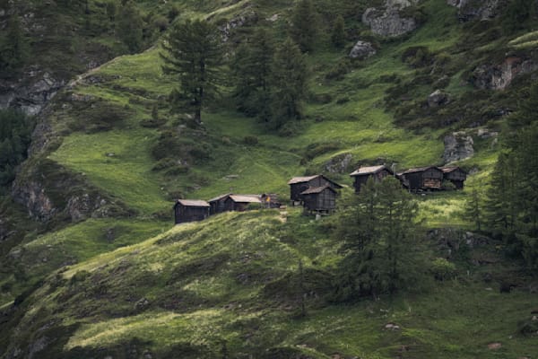Swiss Alps Stadels-Historic Wooden Architecture